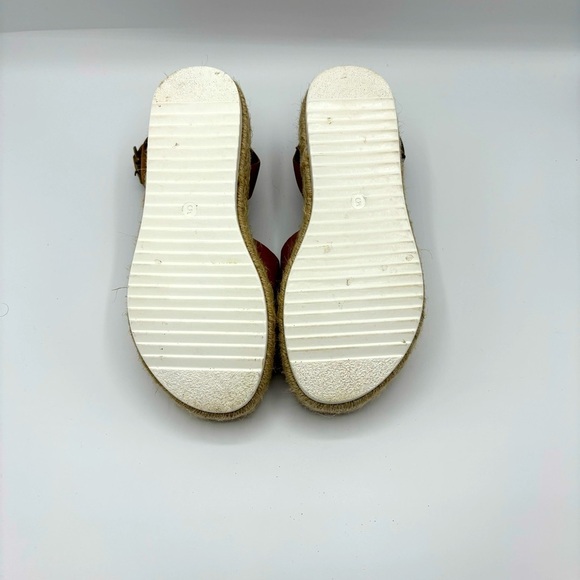 Shoe Land Legossa Womens Platform Sandals Ankle Strap Espadrilles  Wedge Size 5 - Picture 7 of 7